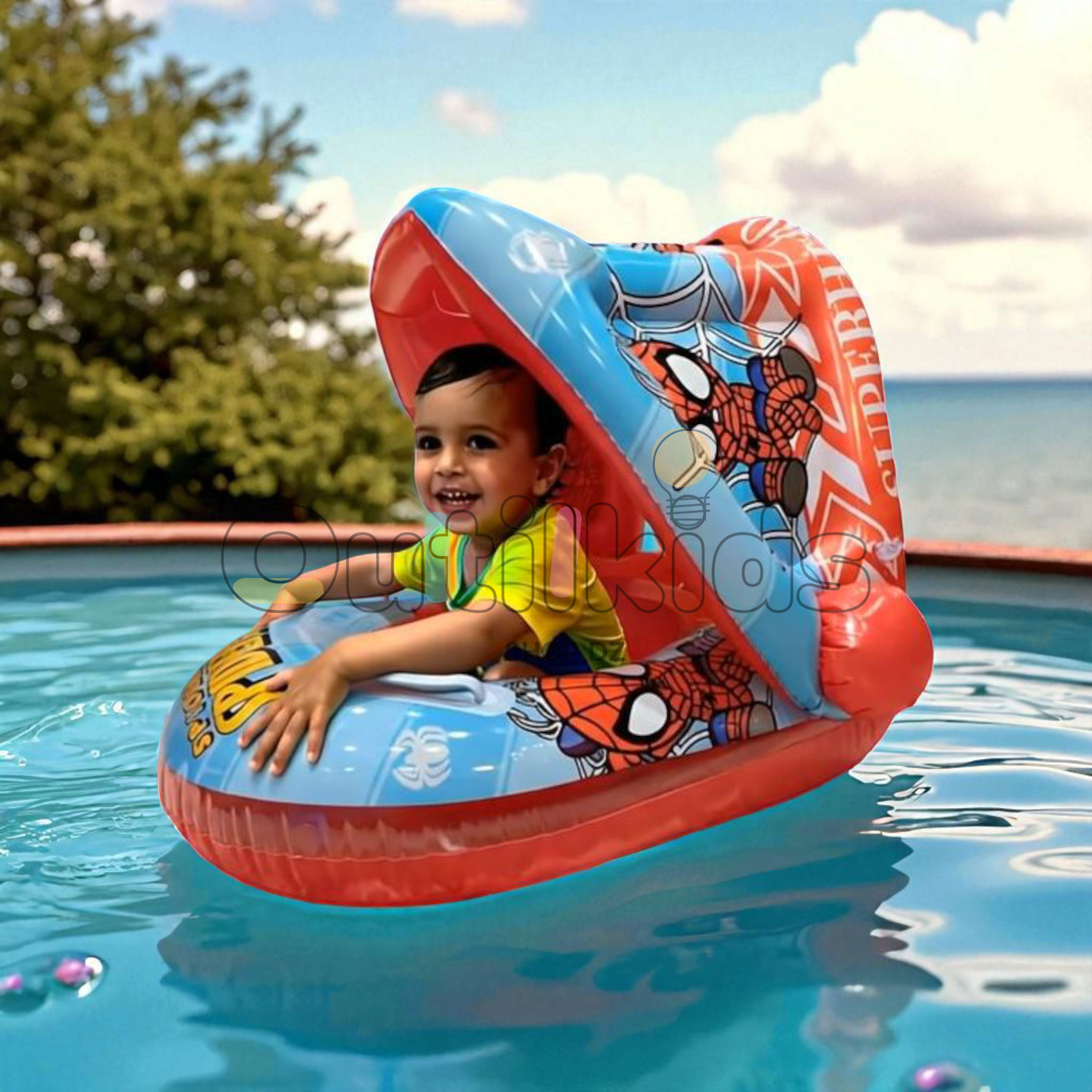 Bouée Bébé avec Parasol عوامة أطفال مع مظلة