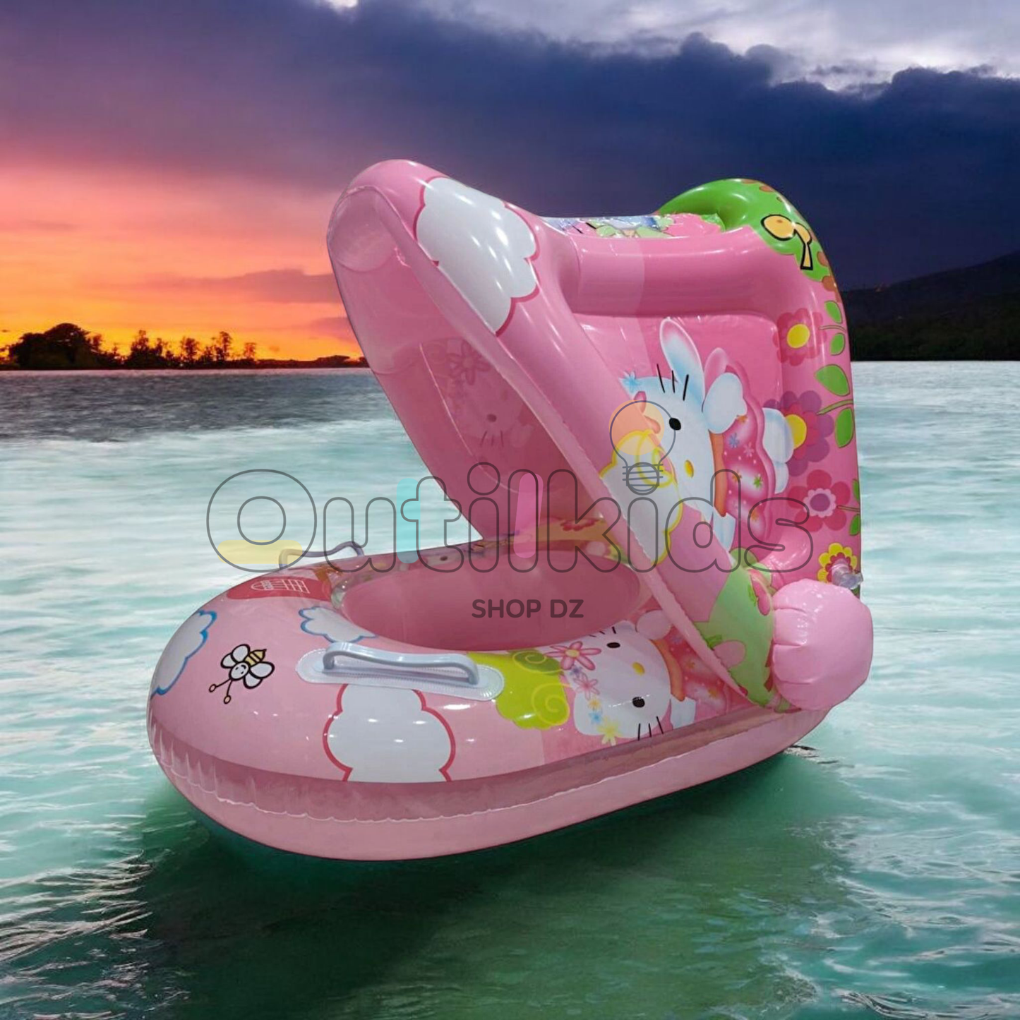 Bouée Bébé avec Parasol عوامة أطفال مع مظلة