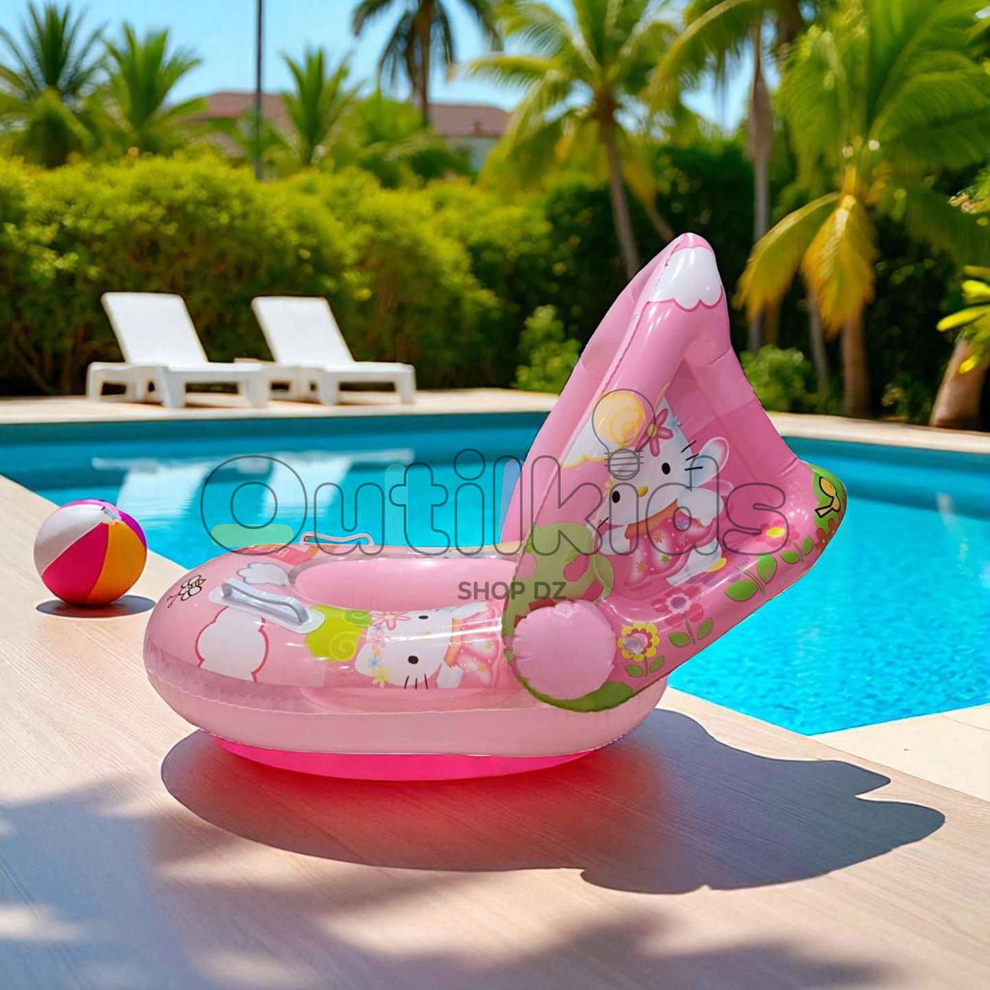 Bouée Bébé avec Parasol عوامة أطفال مع مظلة