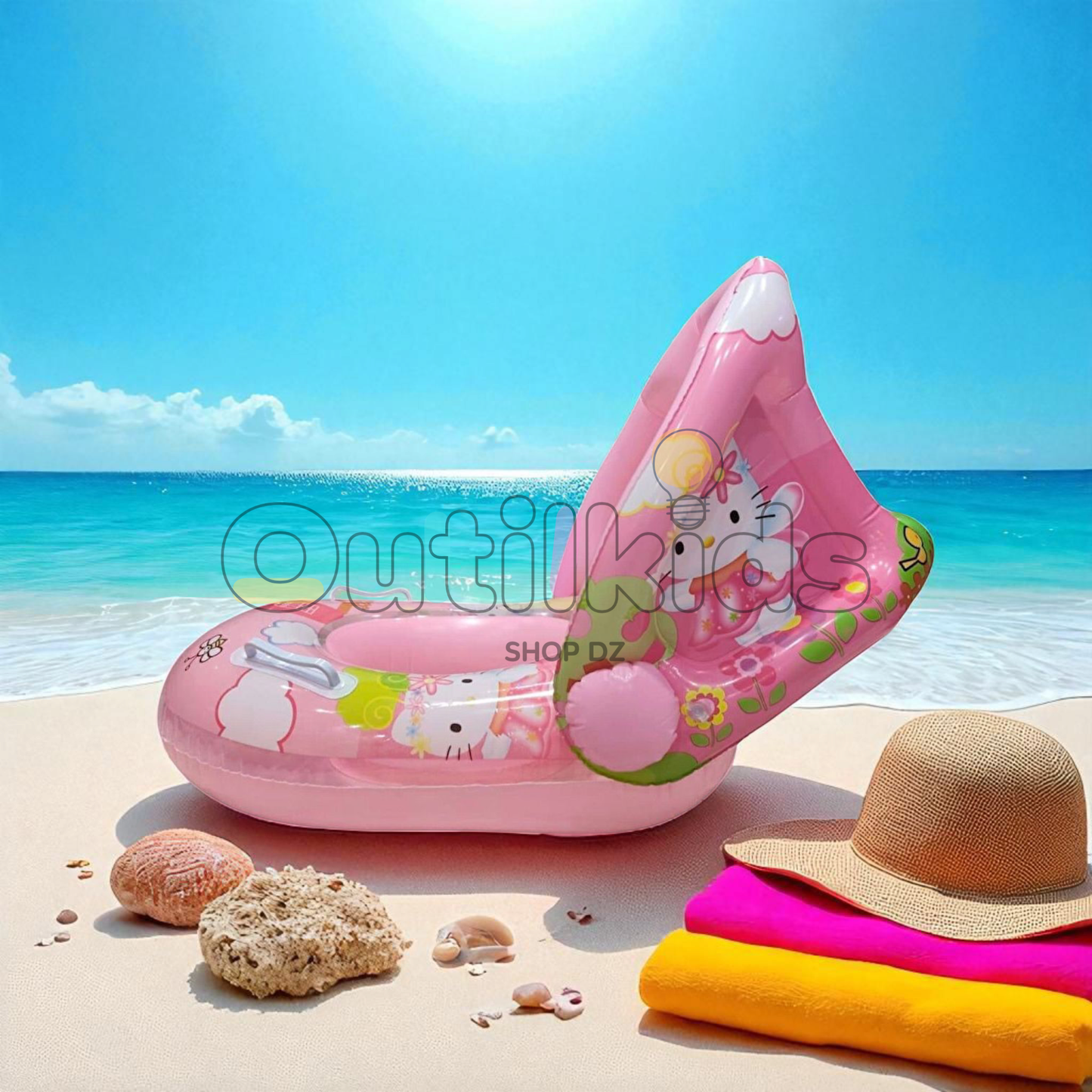 Bouée Bébé avec Parasol عوامة أطفال مع مظلة