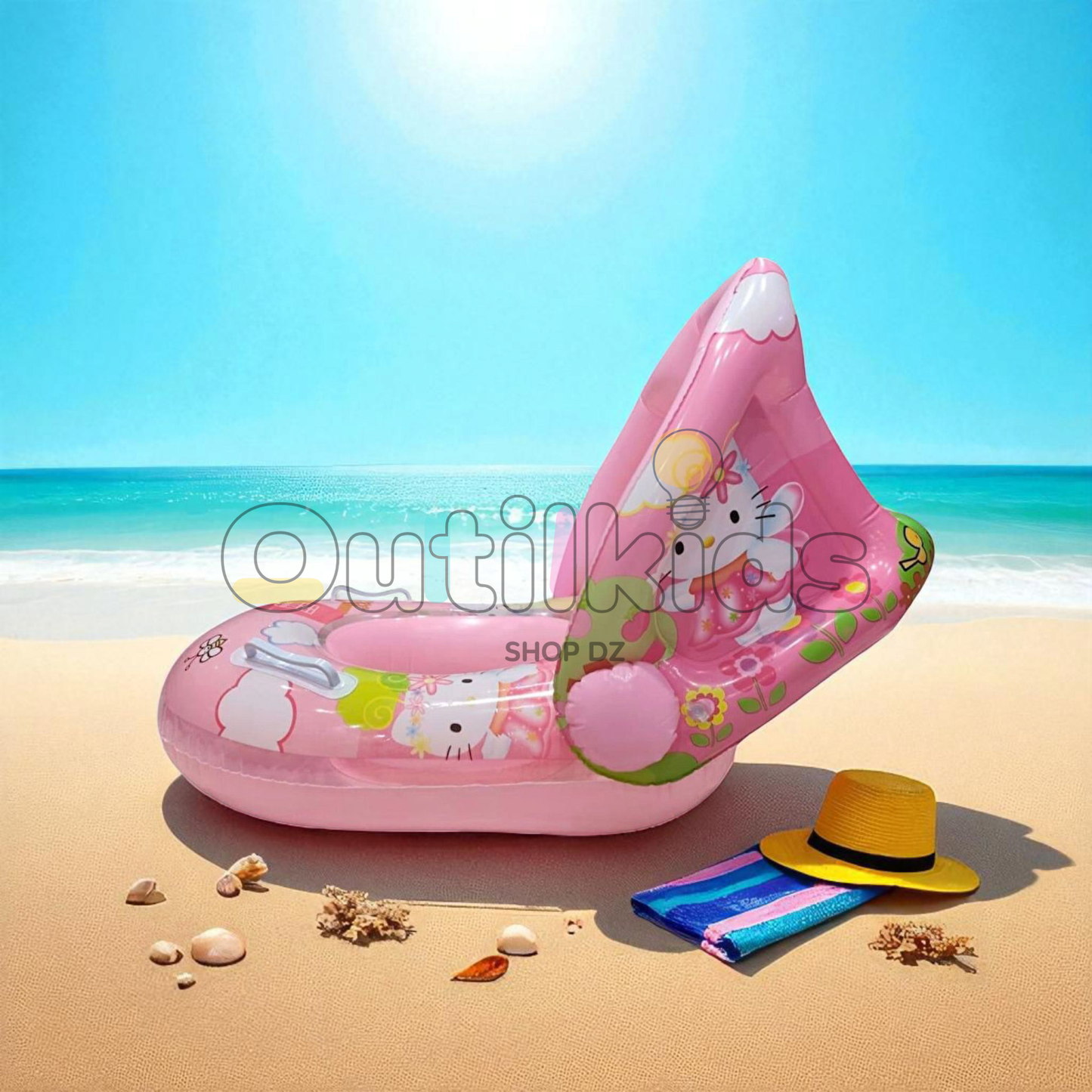 Bouée Bébé avec Parasol عوامة أطفال مع مظلة