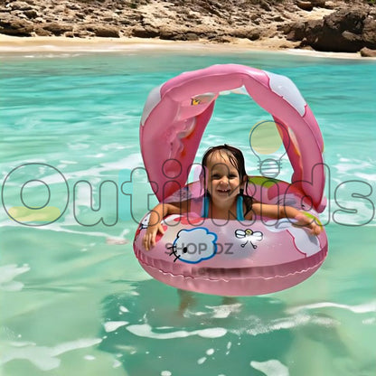 Bouée Bébé avec Parasol عوامة أطفال مع مظلة